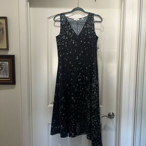 Vince Floral Asymmetrical Dress Size Small